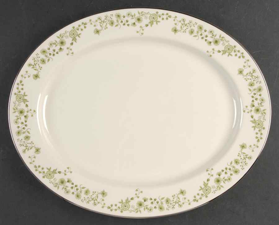 Chatham 14" Oval Serving Platter by Syracuse-1