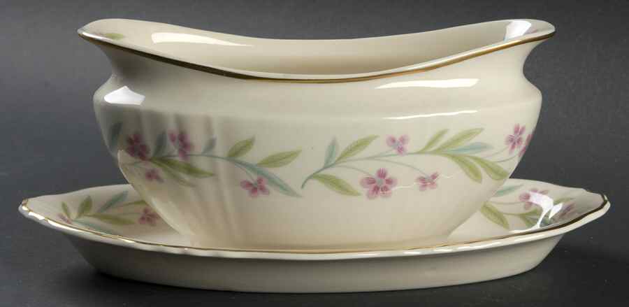 Chester Gravy Boat with Attached Underplate by Syracuse-1