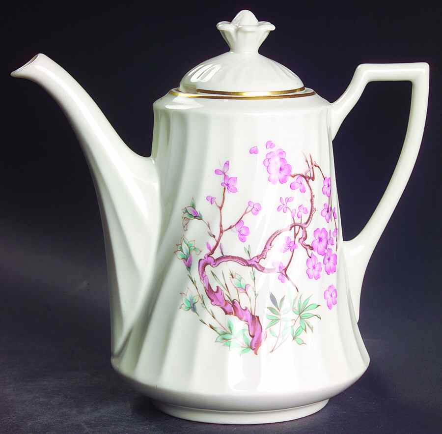 China Spring Coffee Pot & Lid by Syracuse-1
