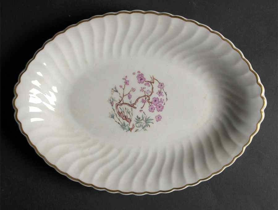 China Spring 11" Oval Serving Platter by Syracuse-1