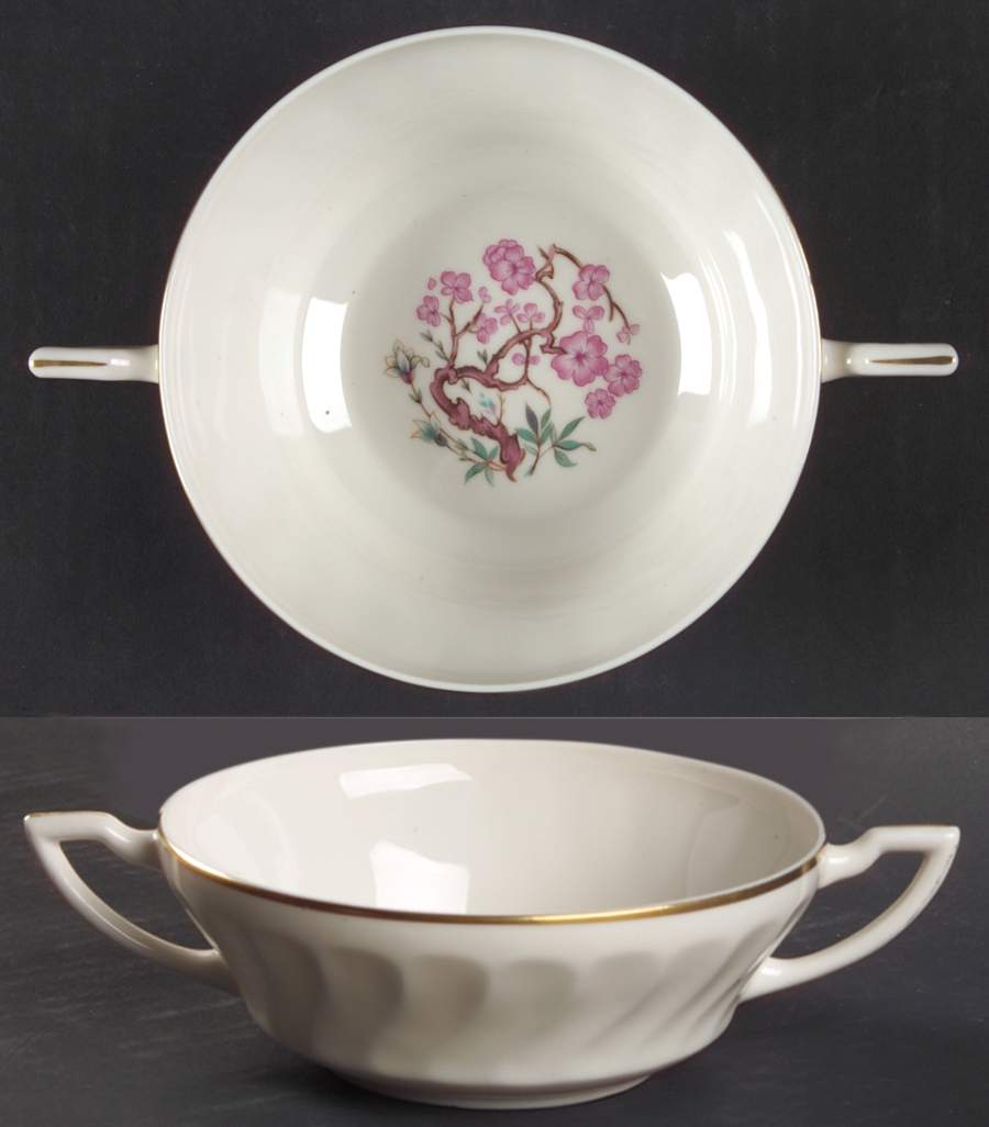 China Spring Flat Cream Soup Bowl by Syracuse-1