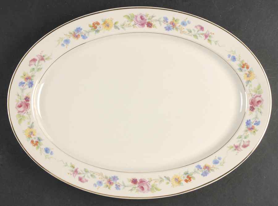 Cliftondale 14" Oval Serving Platter by Syracuse-1