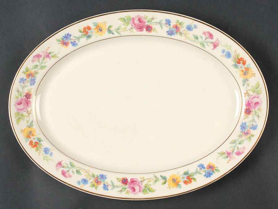 Cliftondale 12" Oval Serving Platter by Syracuse-1