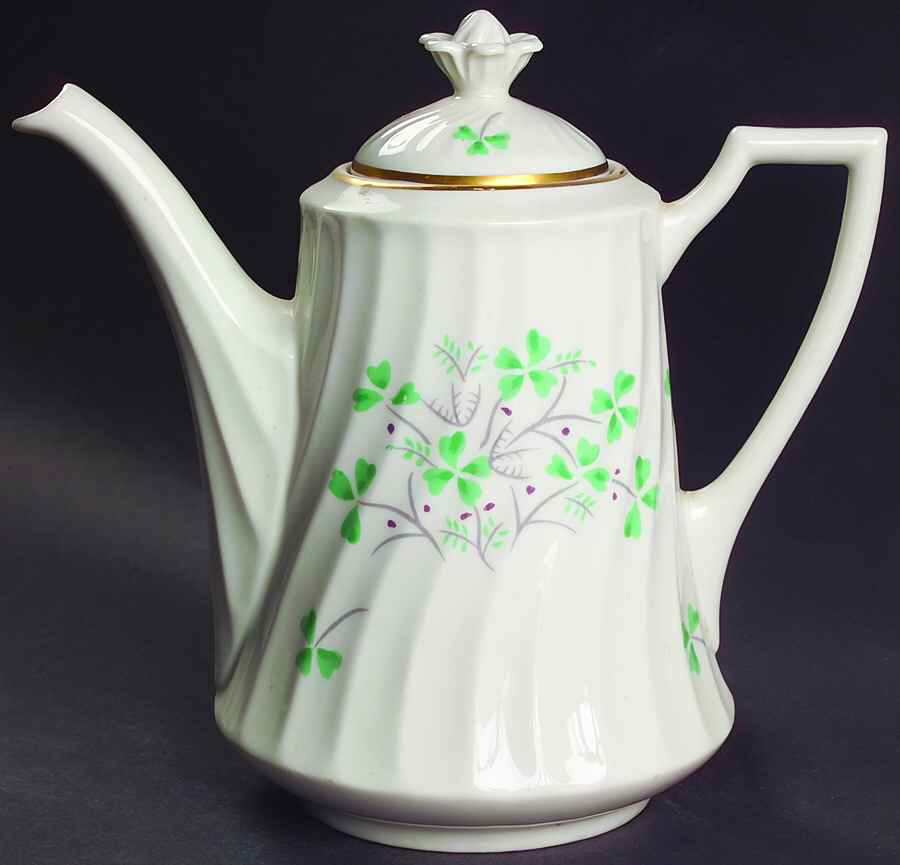 Clover Coffee Pot & Lid by Syracuse-1
