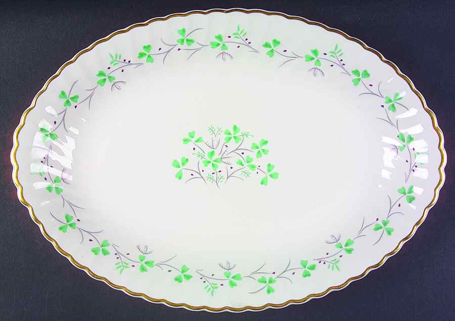 Clover 14" Oval Serving Platter by Syracuse-1