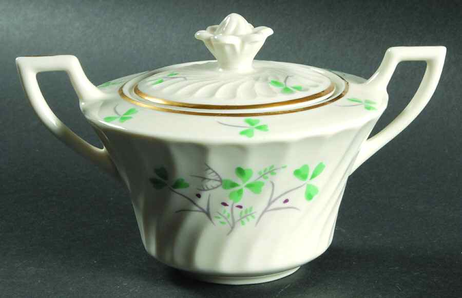 Clover Sugar Bowl & Lid by Syracuse-1