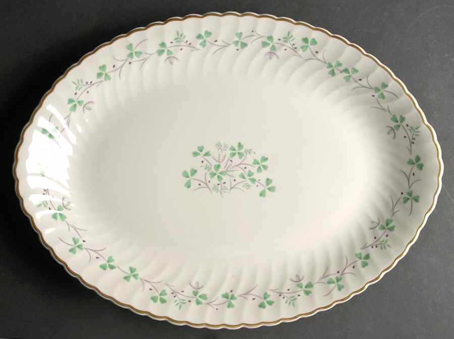 Clover 16" Oval Serving Platter by Syracuse-1