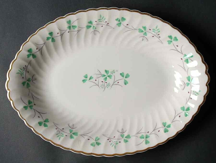 Clover 11" Oval Serving Platter by Syracuse-1