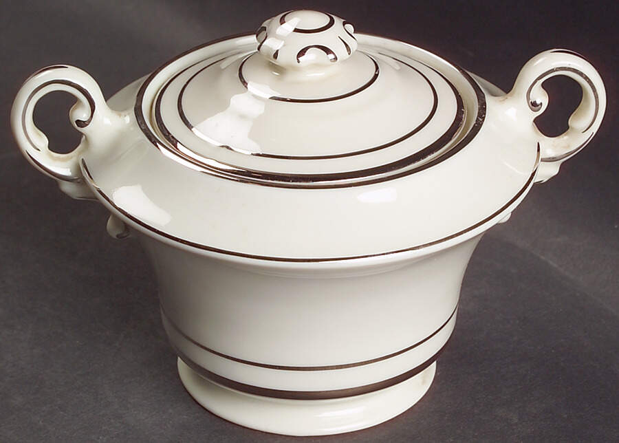 Columbia Sugar Bowl & Lid by Syracuse-1