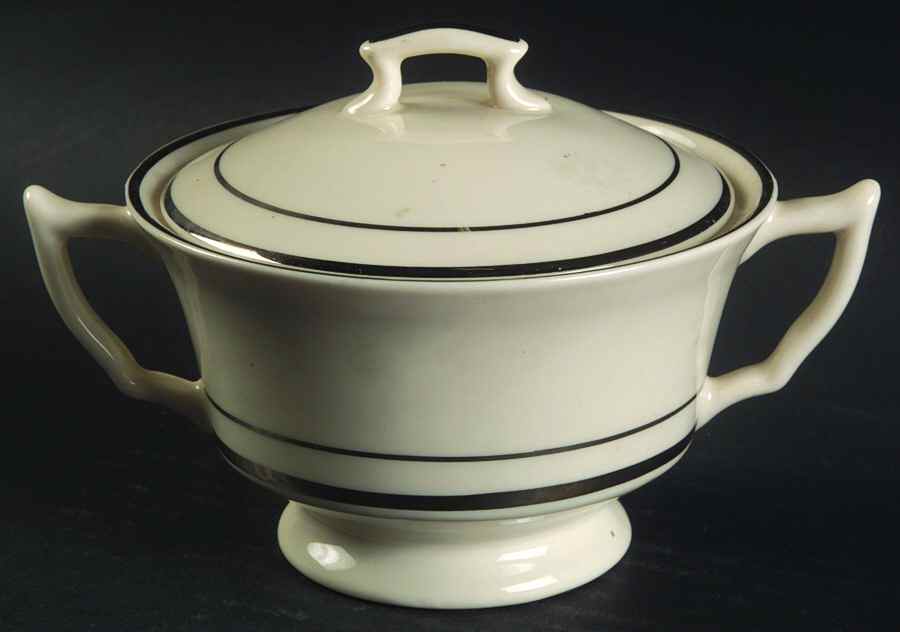 Columbia Sugar Bowl & Lid by Syracuse-1