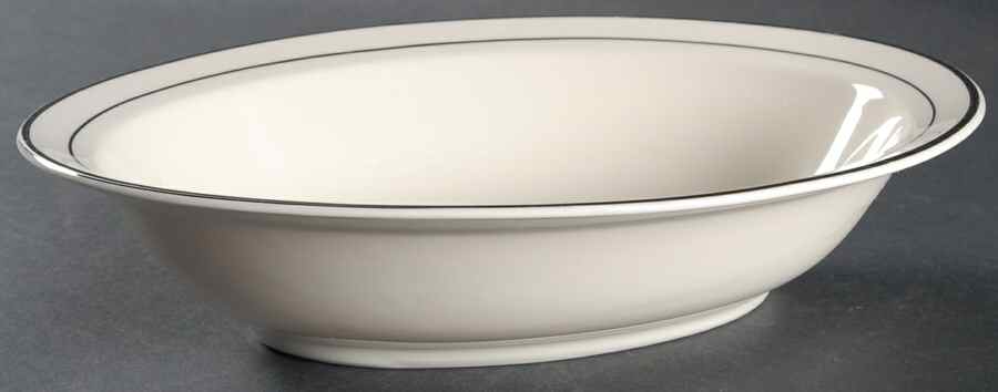 Columbia 10" Oval Vegetable Bowl by Syracuse-1