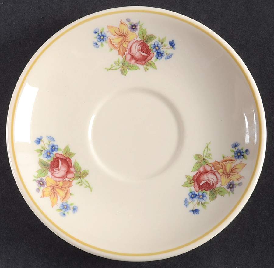 Colonial (Restaurant, Old Ivory) Saucer by Syracuse-1