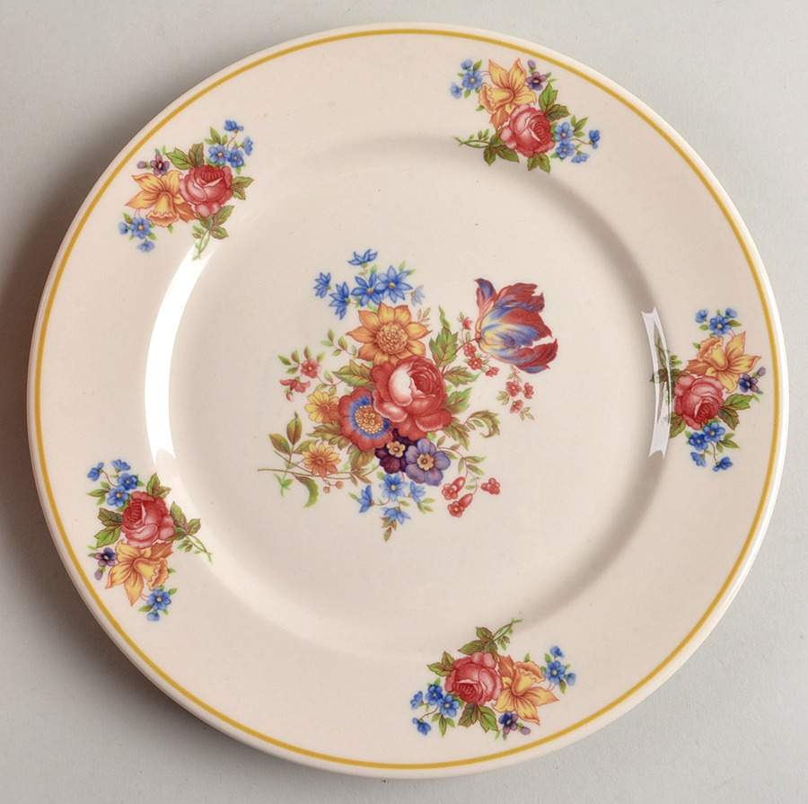 Colonial (Restaurant, Old Ivory) Luncheon Plate by Syracuse-1