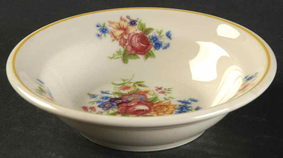 Colonial (Restaurant, Old Ivory) Rim Fruit/Dessert (Sauce) Bowl by Syracuse-1