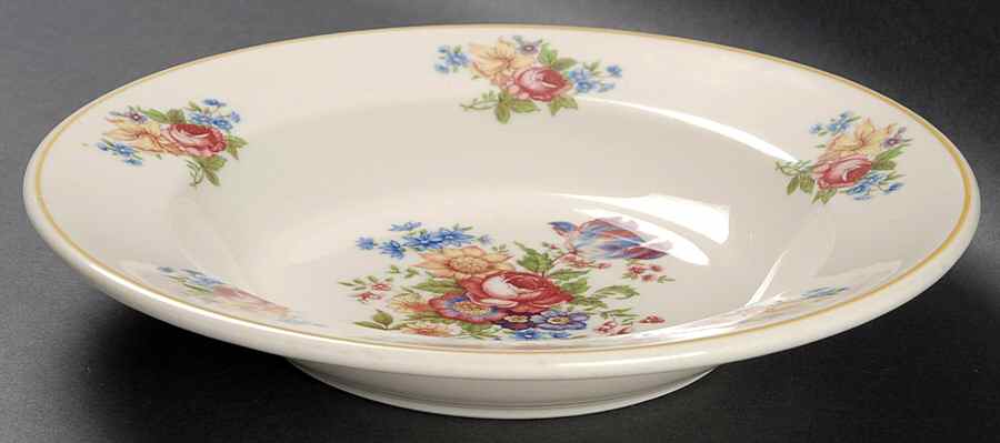Colonial (Restaurant, Old Ivory) Rim Soup Bowl by Syracuse-1