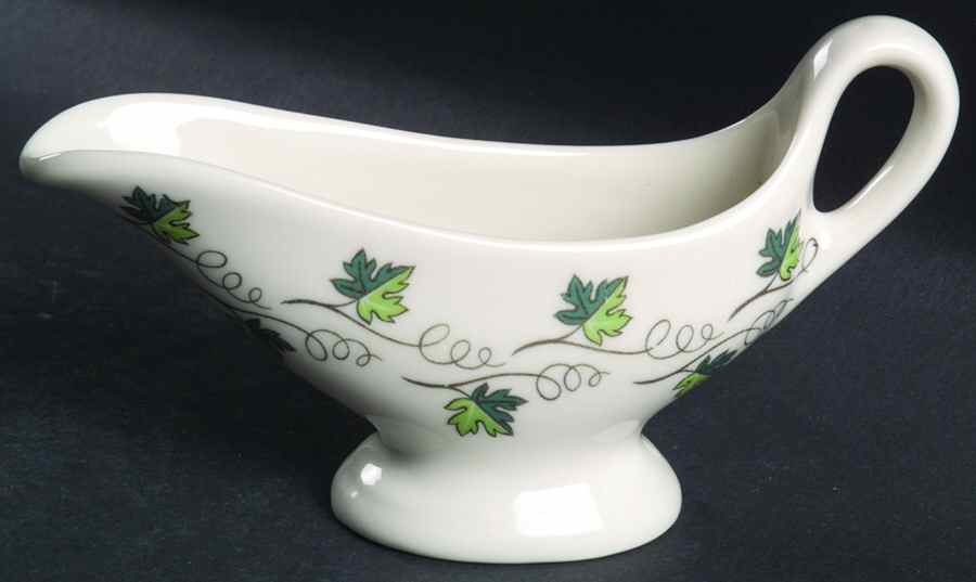 Concord Green Individual Gravy Boat by Syracuse-1