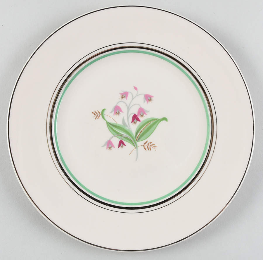 Coralbel (Virginia Shape, Platinum Trim) Dinner Plate by Syracuse-1