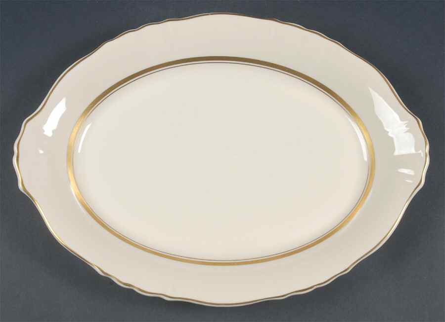 Cornwall 14" Oval Serving Platter by Syracuse-1