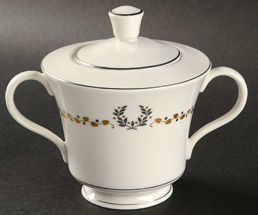 Coronation Sugar Bowl & Lid by Syracuse-1