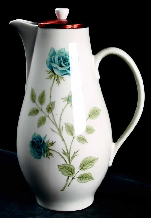 Concord Rose Coffee Pot & Copper Lid by Syracuse-1