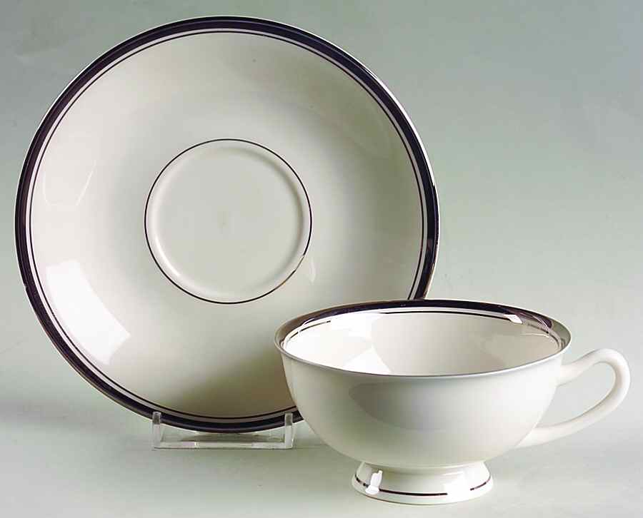 Countess Footed Cup & Saucer Set by Syracuse-1