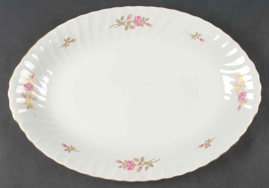 Courtship 14" Oval Serving Platter by Syracuse-1