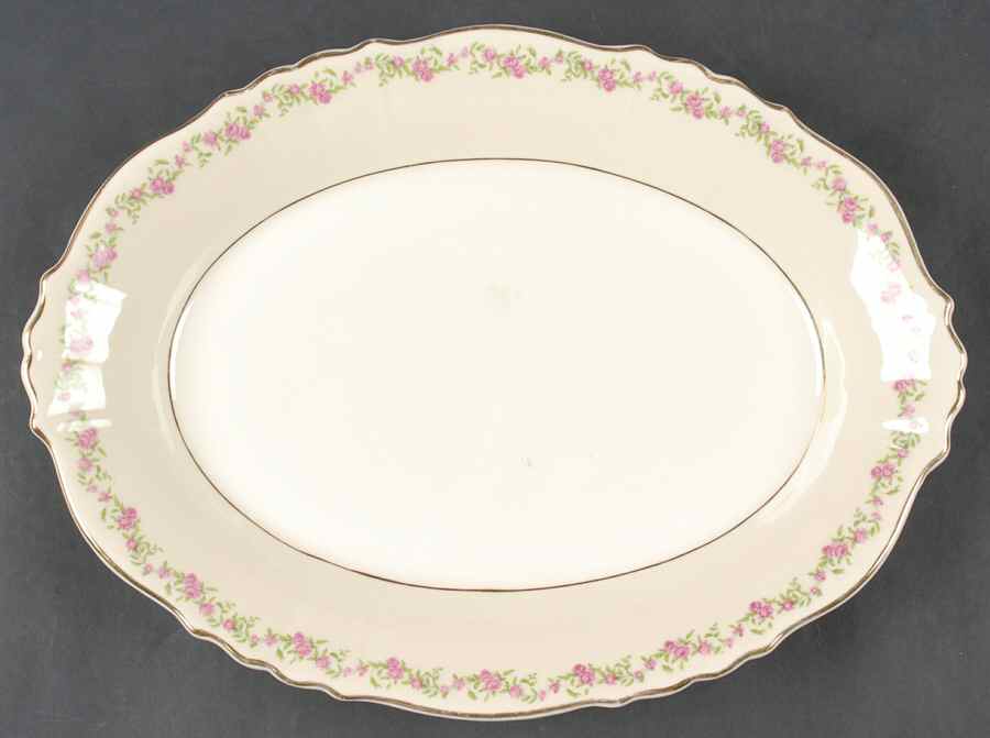 Cynthia 12" Oval Serving Platter by Syracuse-1
