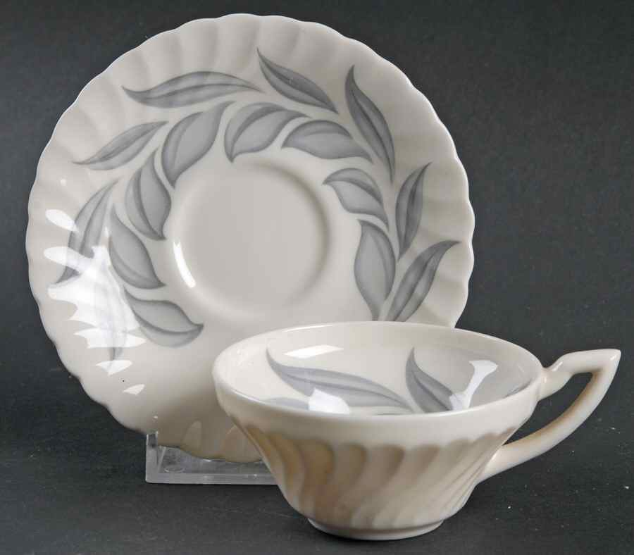Dawn (Berkeley, No Trim) Flat Demitasse Cup & Saucer Set by Syracuse-1