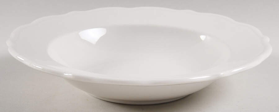 Dawn (Restaurant, All White) Rim Soup Bowl by Syracuse-1