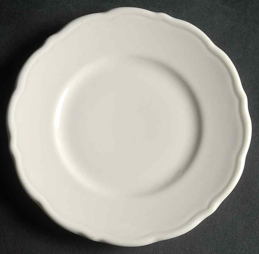 Dawn (Restaurant, All White) Bread & Butter Plate by Syracuse-1