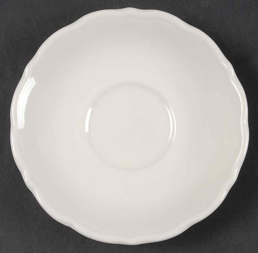 Dawn (Restaurant, All White) Saucer by Syracuse-1