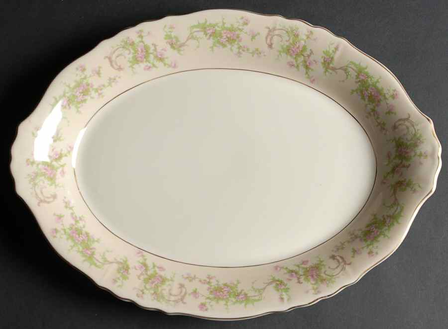 Dearborn 14" Oval Serving Platter by Syracuse-1