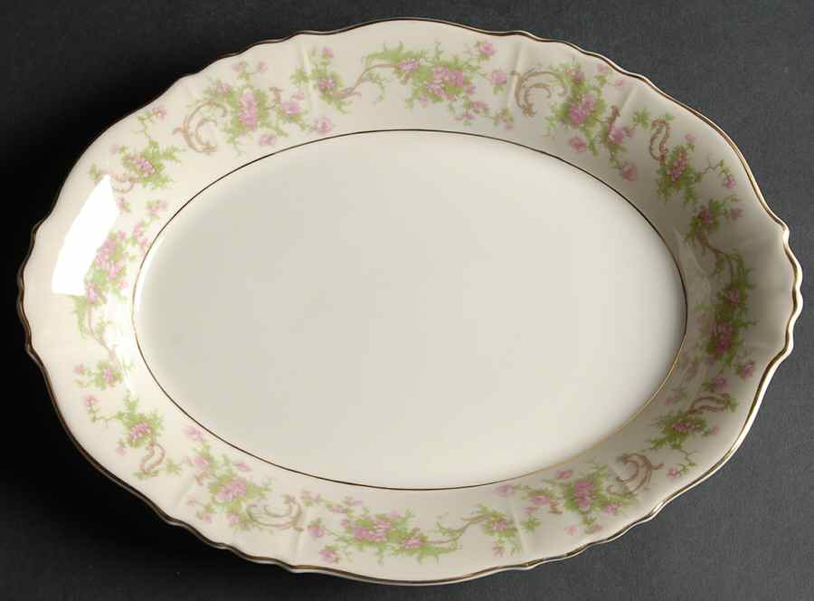 Dearborn 12" Oval Serving Platter by Syracuse-1