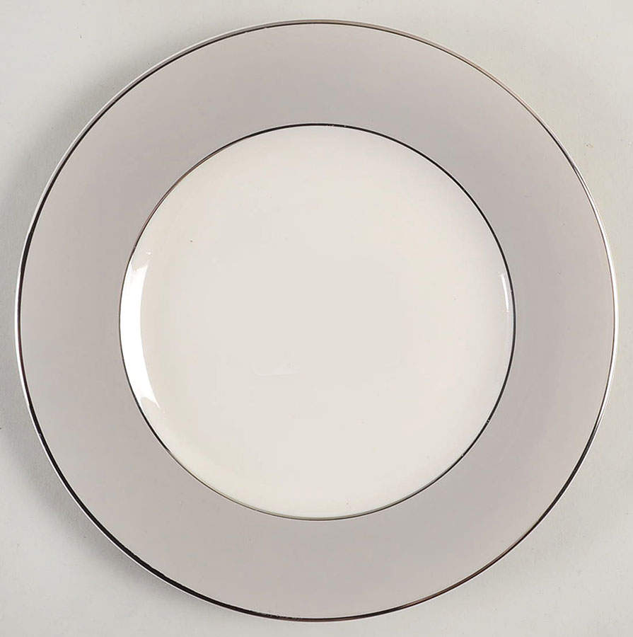 Debutante Gray Salad Plate by Syracuse-1