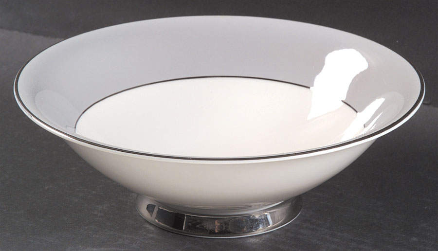 Debutante Gray 8" Round Vegetable Bowl by Syracuse-1