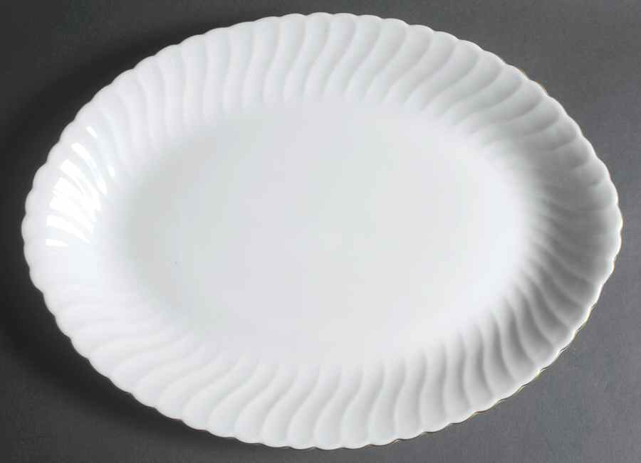 Debonair 16" Oval Serving Platter by Syracuse-1
