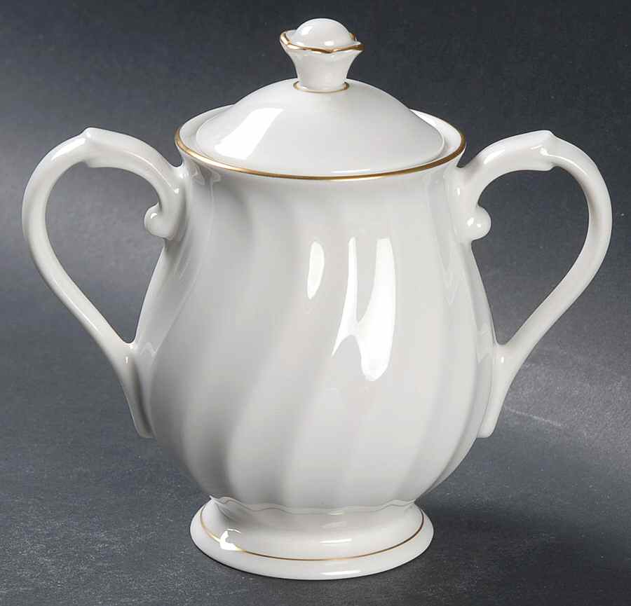 Debonair Sugar Bowl & Lid by Syracuse-1
