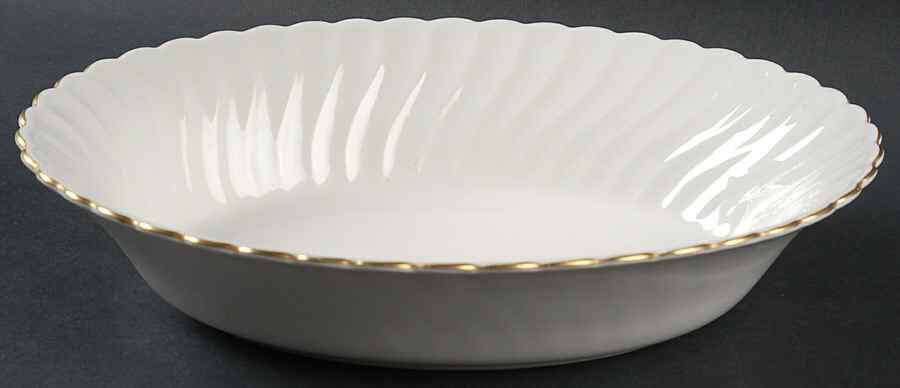 Debonair 10" Oval Vegetable Bowl by Syracuse-1