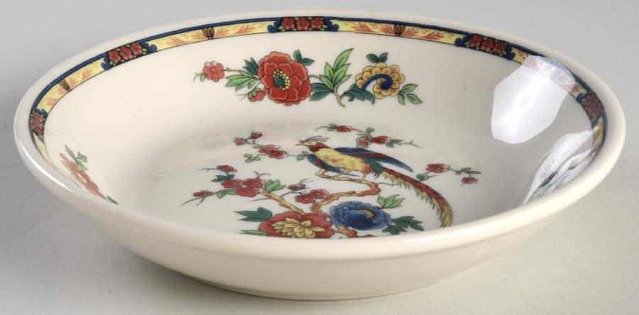 Dewitt Clinton (Pilgrim) Coupe Soup Bowl by Syracuse-1