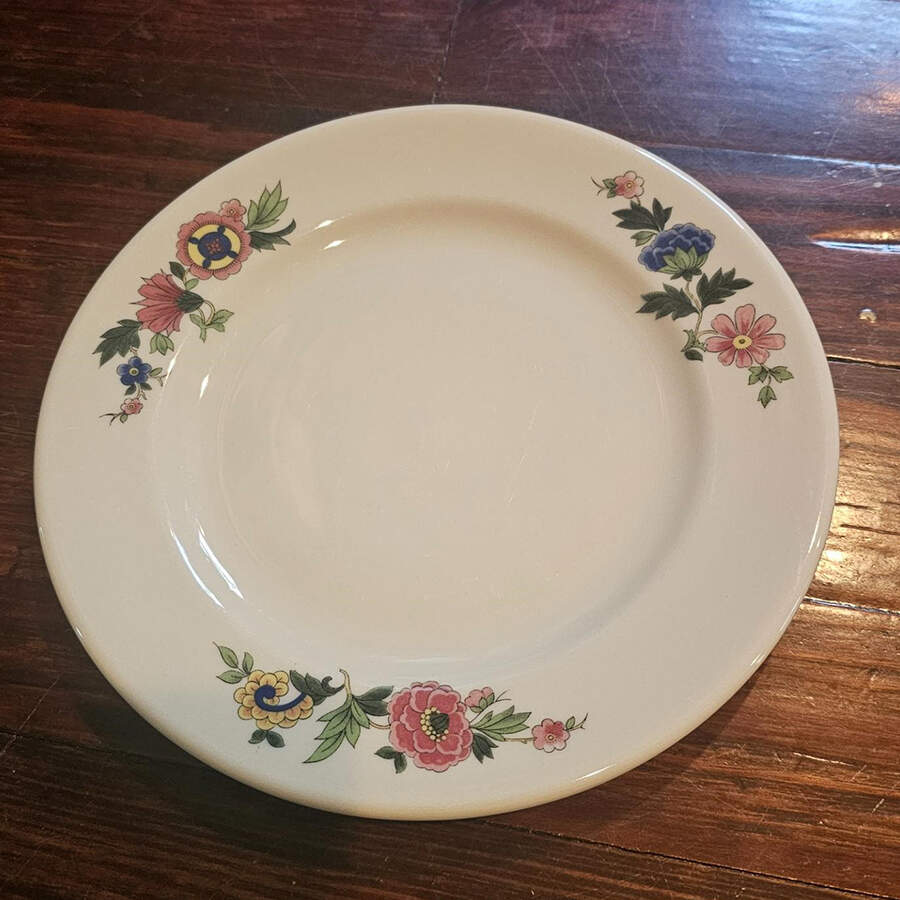 Dewitt Clinton (Pilgrim) Dessert/Pie Plate by Syracuse-1