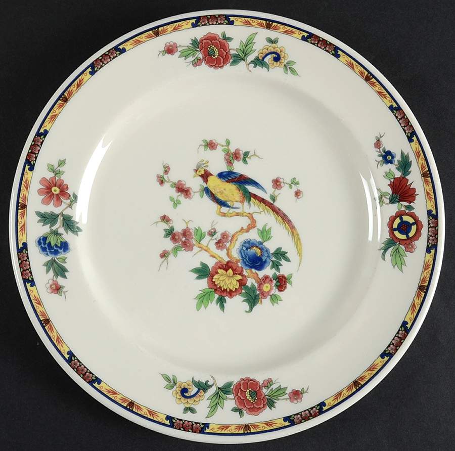 Dewitt Clinton (Pilgrim) Luncheon Plate by Syracuse-1