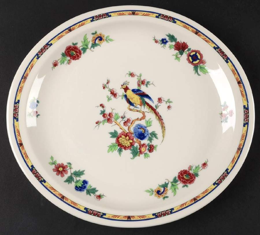 Dewitt Clinton (Pilgrim) 11" Oval Serving Platter by Syracuse-1