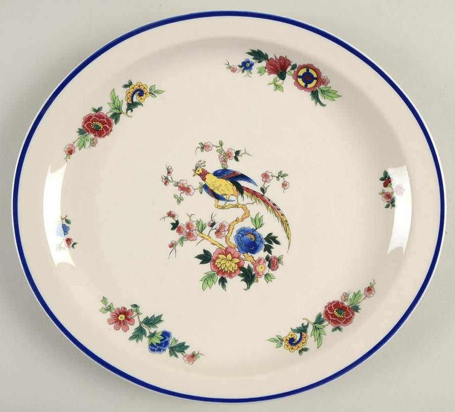 Dewitt Clinton (Pilgrim) 11" Oval Serving Platter by Syracuse-1