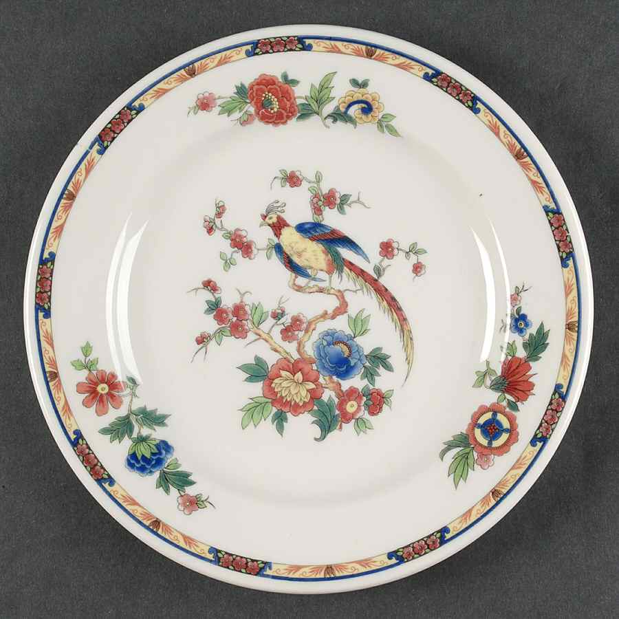 Dewitt Clinton (Pilgrim) Salad Plate by Syracuse-1