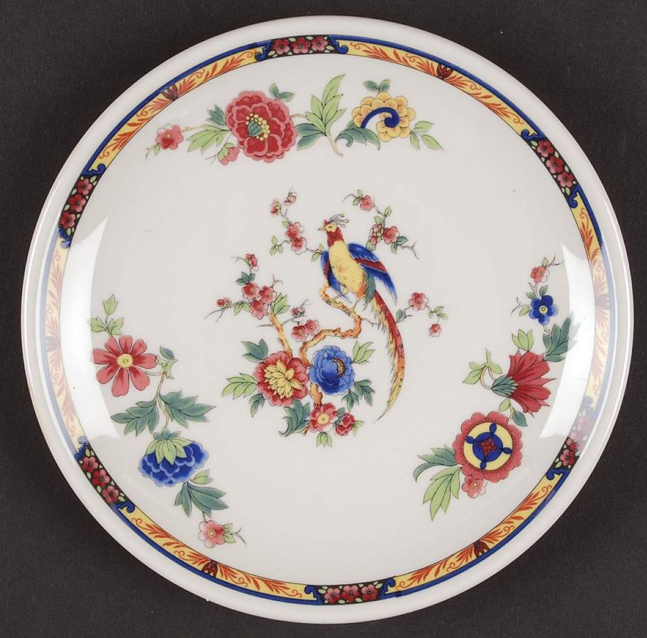 Dewitt Clinton (Pilgrim) Coupe Bread & Butter Plate by Syracuse-1