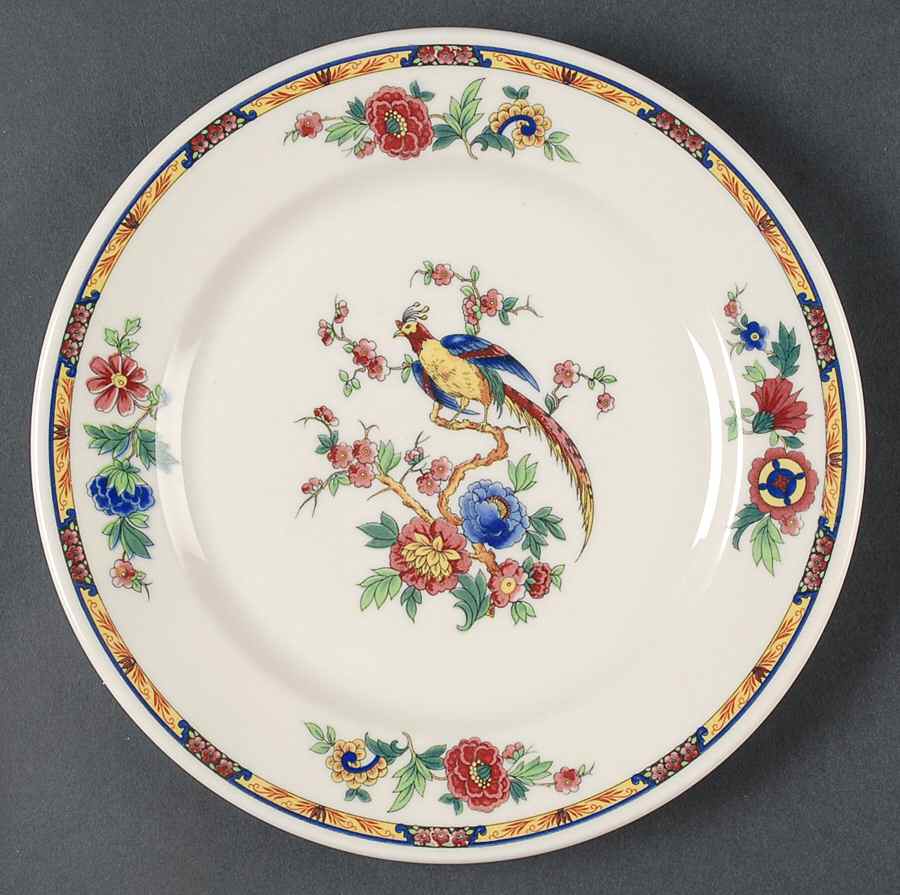 Dewitt Clinton (Pilgrim) Luncheon Plate by Syracuse-1