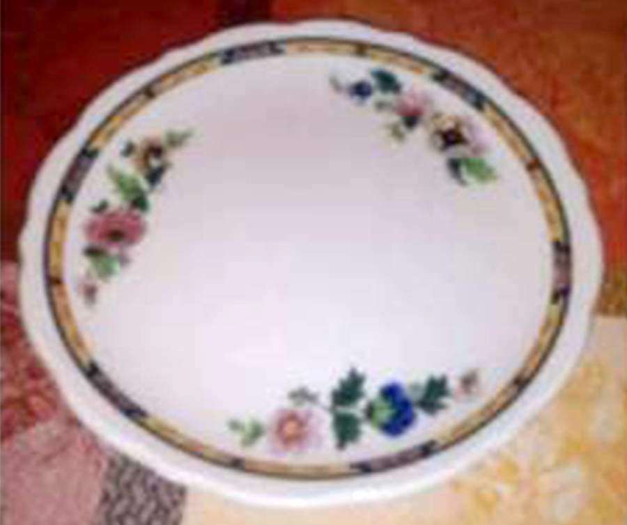 Dewitt Clinton (Pilgrim) Coupe Dessert Plate by Syracuse-1
