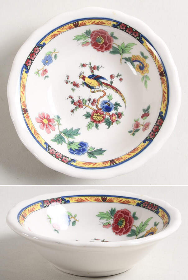 Dewitt Clinton (Pilgrim) Fruit/Dessert (Sauce) Bowl by Syracuse-1