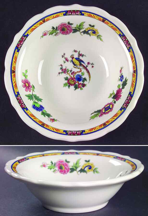 Dewitt Clinton (Pilgrim) Rim Cereal Bowl by Syracuse-1