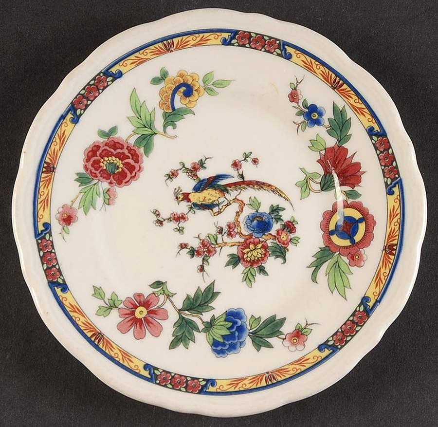 Dewitt Clinton (Pilgrim) Small Bread & Butter Plate by Syracuse-1